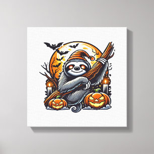 Süßes Nachtfaultier Halloween Classic T-Shirt Leinwanddruck