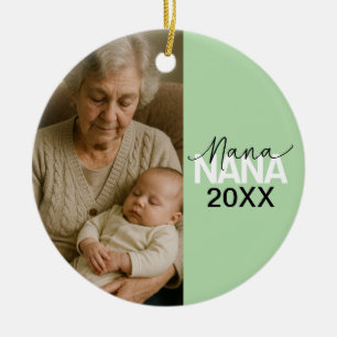 Süßes Nana-Design für Oma Geschenk für Oma Keramik Ornament