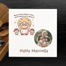 Süßes Nana-Haus-Nana-Regeln-Oma-Foto