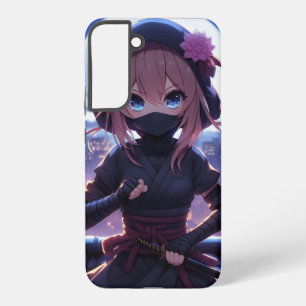 Süßes Ninja-Krieger-Mädchen Samsung Galaxy Hülle