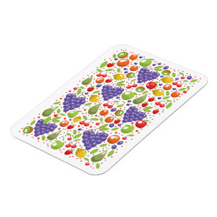 Süßes Obst-Muster Magnet