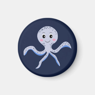 Süßes Octopus-Muster Magnet