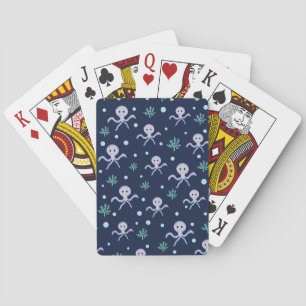 Süßes Octopus-Muster Spielkarten