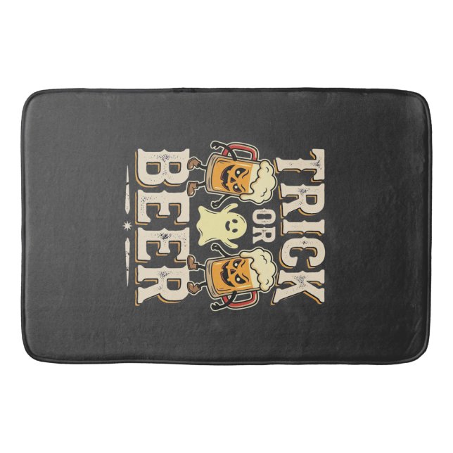 Süßes oder Bier Halloween Bier Design_1 Badematte (Vorderseite)