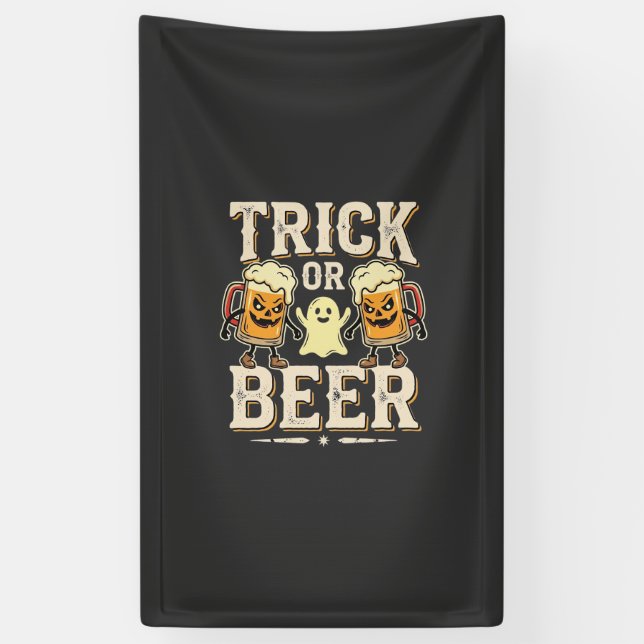 Süßes oder Bier Halloween Bier Design_1 Banner (Vertikal)