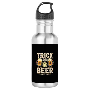 Süßes oder Bier Halloween Bier Design_1 Edelstahlflasche