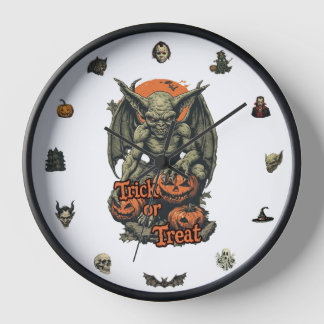 Süßes oder Saures auf einem Weißen Uhr
