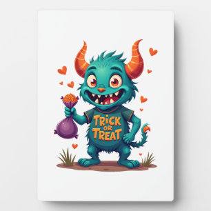 Süßes oder Saures Candy Monster � Halloween T-Shir Fotoplatte