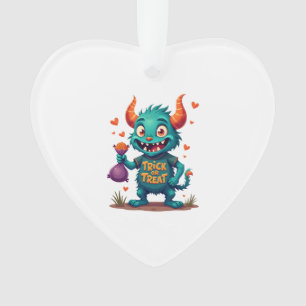 Süßes oder Saures Candy Monster � Halloween T-Shir Ornament