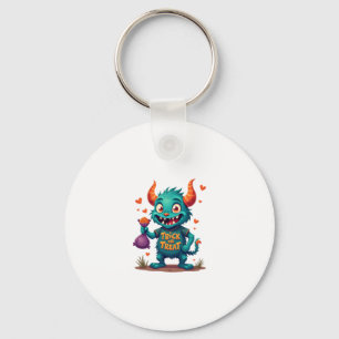Süßes oder Saures Candy Monster � Halloween T-Shir Schlüsselanhänger