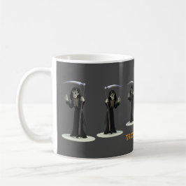 Süßes oder Saures. Cartoon-Sense-Reaper Kaffeetasse