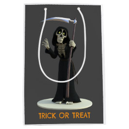 Süßes oder Saures. Cartoon-Sense-Reaper Mittlere Geschenktüte