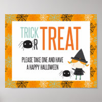Süßes oder Saures Frohes Halloween Süßigkeiten-Tür