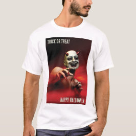 Süßes oder Saures. Frohes Halloween. Teufel T-Shir T-Shirt