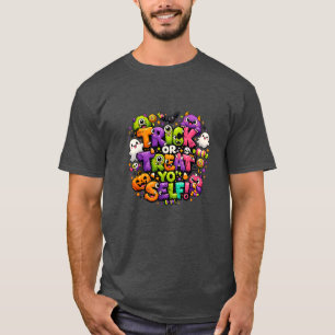 Süßes oder Saures für dich selbst Halloween Stimmu T-Shirt