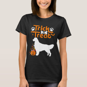 Süßes oder Saures Golden Retriever Hund Halloween T-Shirt