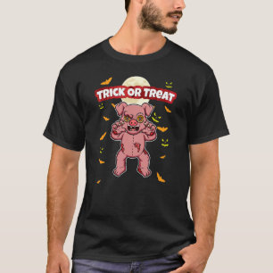 Süßes oder Saures Gruseliger Halloween-Monster-Saa T-Shirt