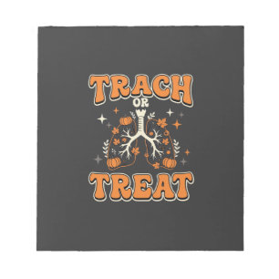 Süßes oder Saures Halloween Atemwegs-Design Notizblock
