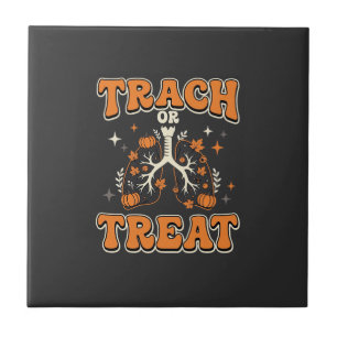 Süßes oder Saures Halloween Atemwegsdesign Fliese