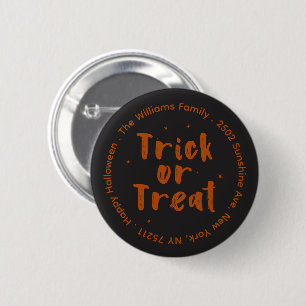 Süßes oder Saures Halloween-Button Button