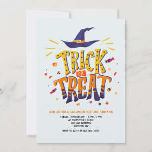 Süßes oder Saures Halloween Einladung