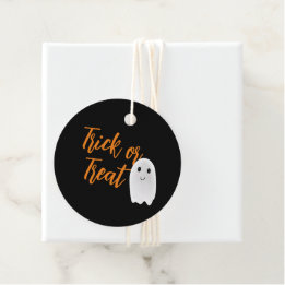 Süßes oder Saures Halloween-Geist Geschenkanhänger