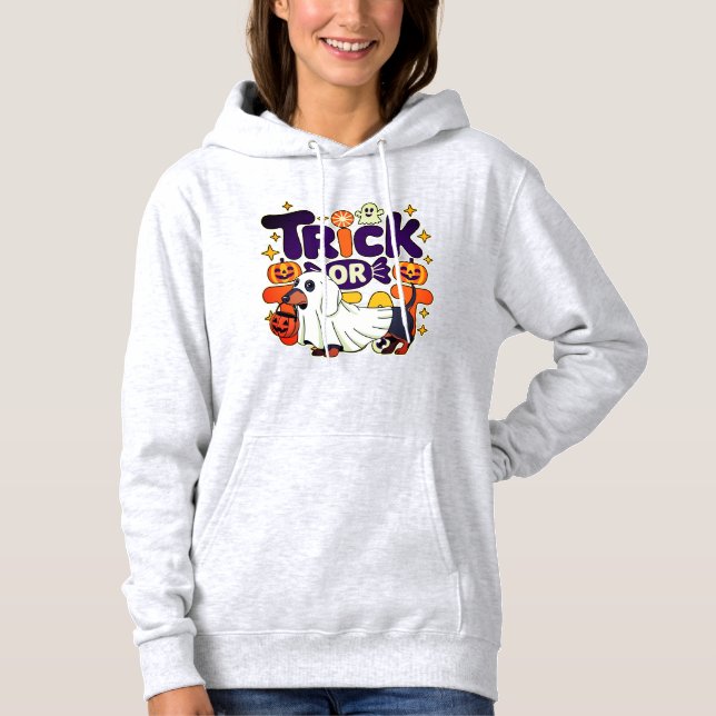 Süßes oder Saures Halloween Hoodie (Vorderseite)