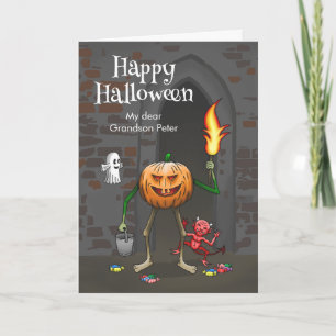 Süßes oder Saures Halloween Karte