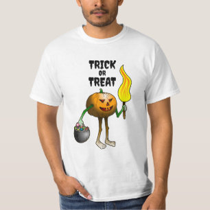 Süßes oder Saures Halloween-Kürbis T-Shirt