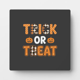 Süßes oder Saures Halloween-Kürbis-Vektordesign_1 Fotoplatte