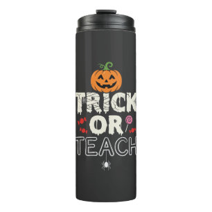 Süßes oder Saures Halloween-Lehrer-Design (2)_1 Thermosbecher