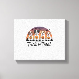 Süßes oder Saures Halloween Leinwanddruck
