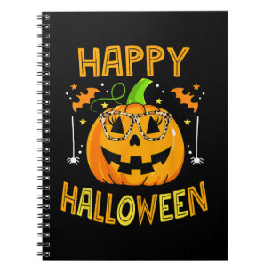 Süßes oder Saures Halloween Lustiger Kürbis Frohe  Notizblock