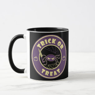 Süßes oder Saures Halloween-Spinne Starbucks-Stil Tasse