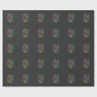 Süßes oder Saures Halloween-Spinnennetz-Design_1 Geschenkpapier