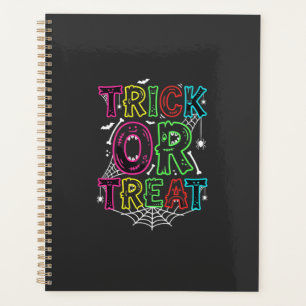 Süßes oder Saures Halloween-Spinnennetz-Design_1 Planer