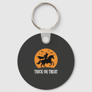 Süßes oder Saures Hexen Einhorn Halloween Design_1 Schlüsselanhänger