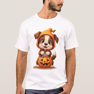 Süßes oder Saures Hund � Süßes Halloween-Welpen-Sh T-Shirt