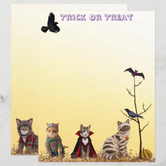 Süßes-oder-Saures-Kitty-Katzen-Halloween-Schreibwa