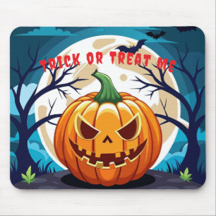 Süßes oder Saures Kürbis Mondlicht Mousepad
