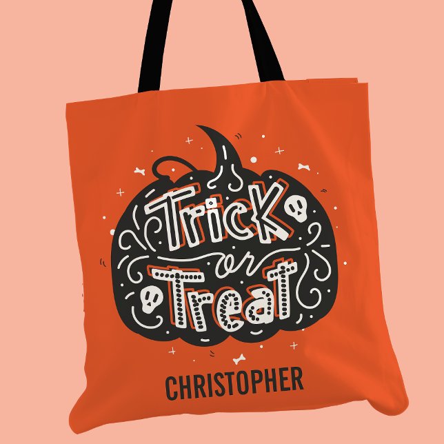 Süßes oder Saures Kürbis Persönliches Halloween Tasche (Von Creator hochgeladen)