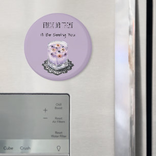 Süßes oder Saures Lila Glas Augäpfel Halloween Magnet