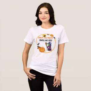 Süßes oder Saures, Riech an meine Füße Lustige Hal Tri-Blend Shirt
