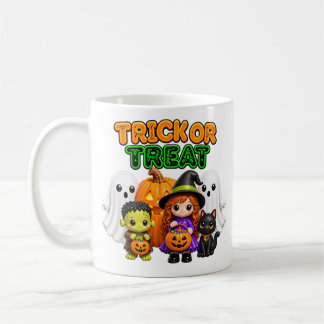 Süßes oder Saures - Süße Halloween-Freunde Kaffeetasse