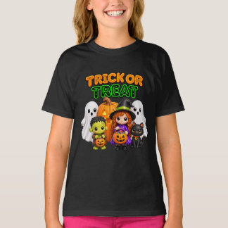 Süßes oder Saures - Süße Halloween-Freunde T-Shirt