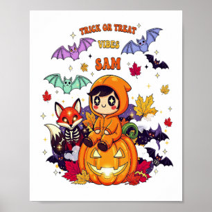 Süßes oder Saures Süßer Halloween Poster