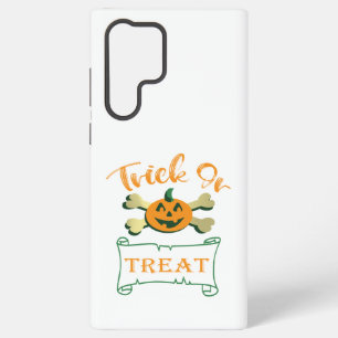 Süßes oder Saures Totenkopf Halloween Kürbis Samsung Galaxy Hülle