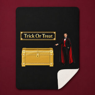 Süßes oder Saures Vampir Halloween Sherpadecke