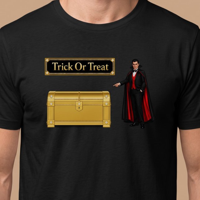 Süßes oder Saures Vampir Halloween T-Shirt (Von Creator hochgeladen)