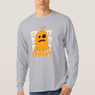 Süßes orange Geist Halloween-Design für die grusel T-Shirt